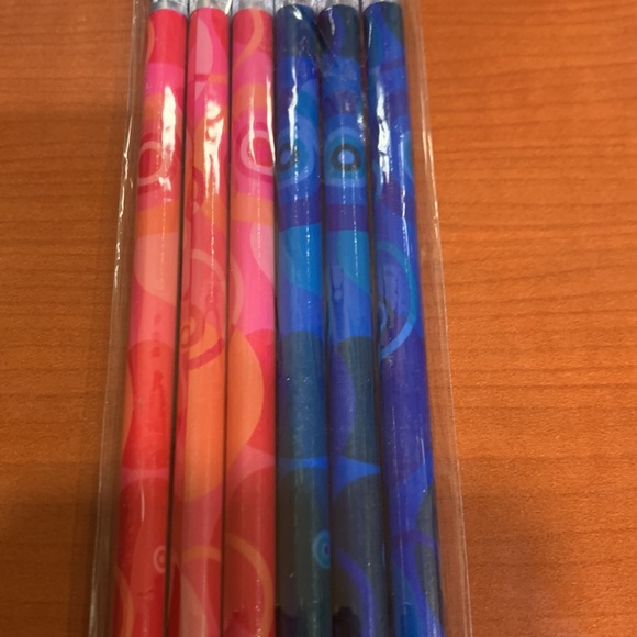 Patterned pencils 6pk - Picture 2 of 4